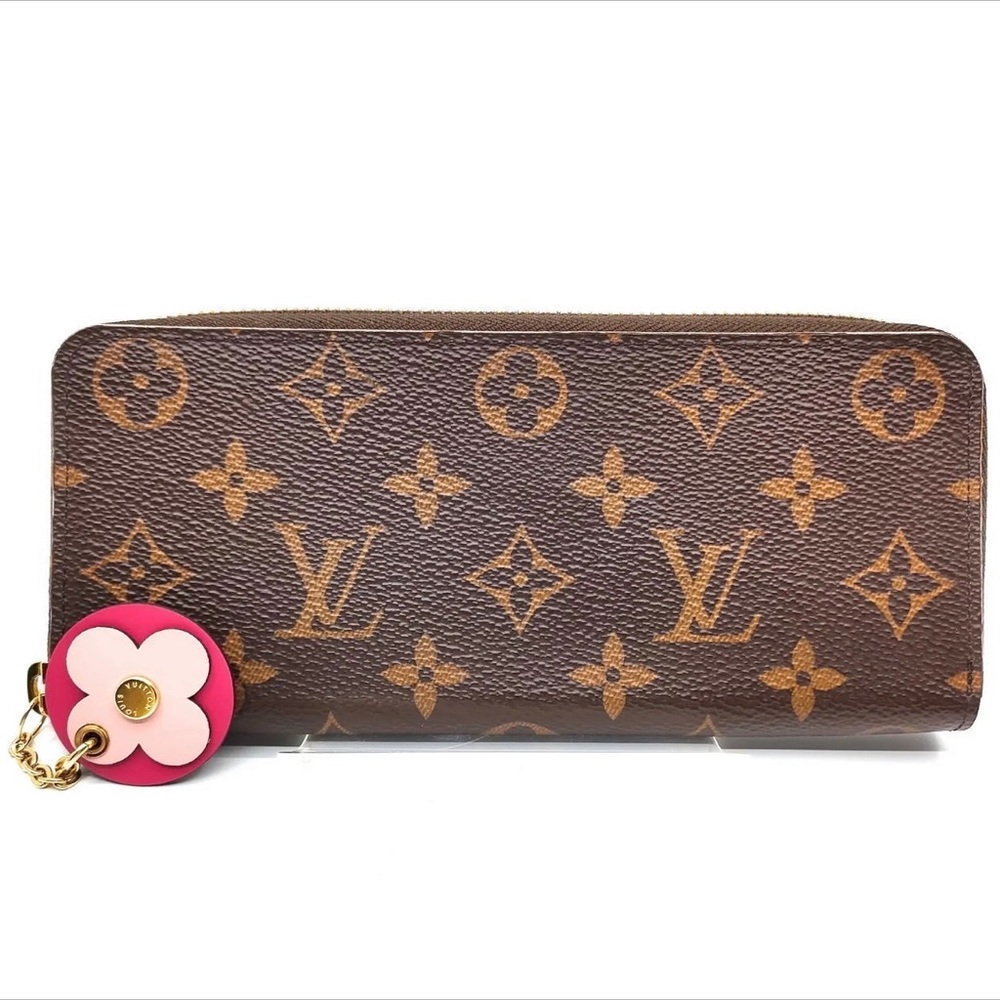 Louis Vuitton monogram Portefeuille Clemence Round Long Wallet
